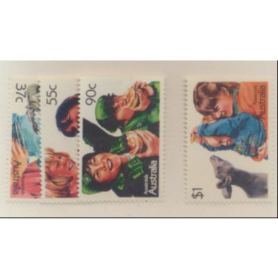 Australia Stamps Scott #1040 To 1043, Mint Never Hinged