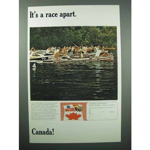 1966 Canada Tourism Ad - It's a Race Apart