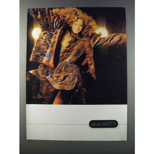 1981 Lei di Lancetti Fashion Ad