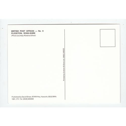 Plockton Post Office Postcard Ross-shire David Shaw 8