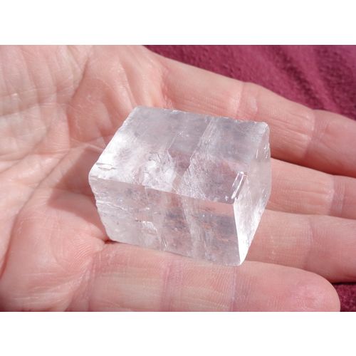 P Optical Calcite Raw Iceland Spar Crystal Meditation Spiritual Energy Work