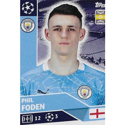 Topps UEFA Champions League 2020/21 Stickers: MCI14 - Foden