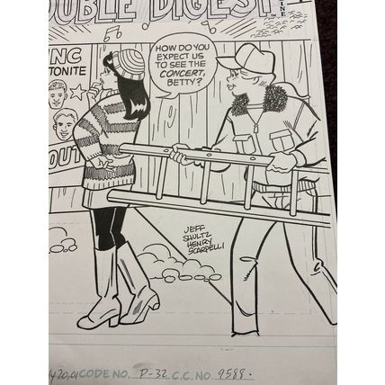 Betty and Veronica Double Digest Magazine #103 Cover (2001) N Sync crossover