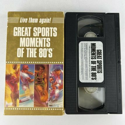 Great Sports Moments of the 80s VHS Video Tape