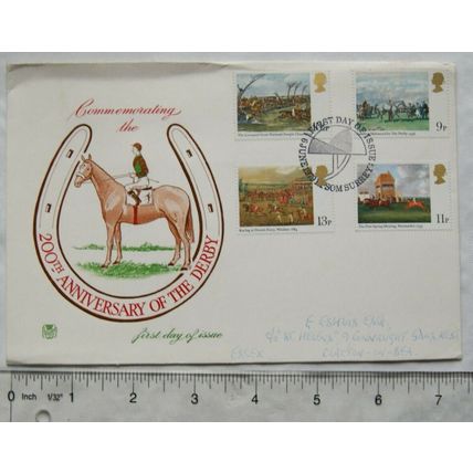 1979 first day cover 200th Anniversary of the Derby