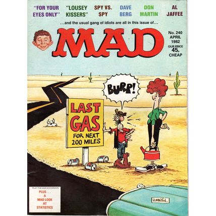 MAD MAGAZINE NO. 240 U.K. EDITION