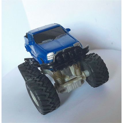 FUNLINE BOXED Model Truck * BLUE BIG-WHEELED CHEVROLET TRUCK - FAIR to GOOD