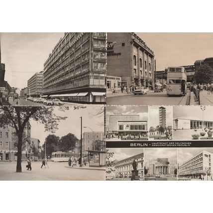 Berlin Haupstadt Germany Bus Transport 8x Real Photo Postcard s