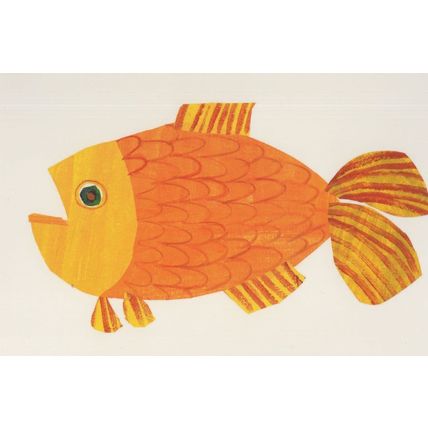 Goldfish Brown Bear Brown Bear What Do You See Eric Carle Book Postcard