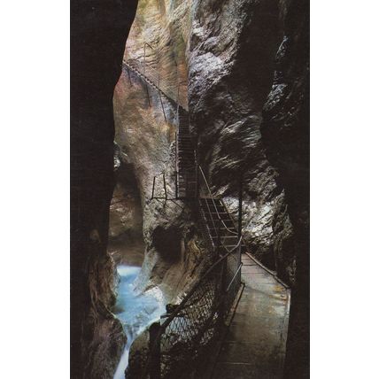 Adelboden Die Chollernschluct Switzerland 1970s Postcard