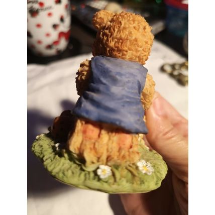 Ornamental Bear With Picnic Hamper