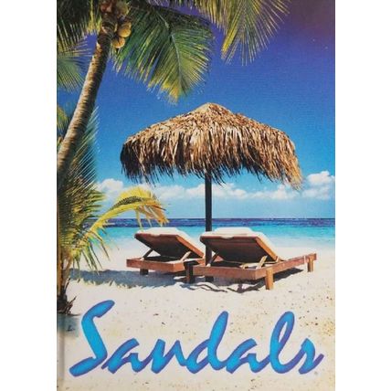 Sandals Souvenir Playing Cards