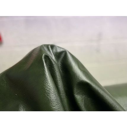 Italian Full Whole Leather Cow Hide Colour Antique Green, 48 sq ft per hide