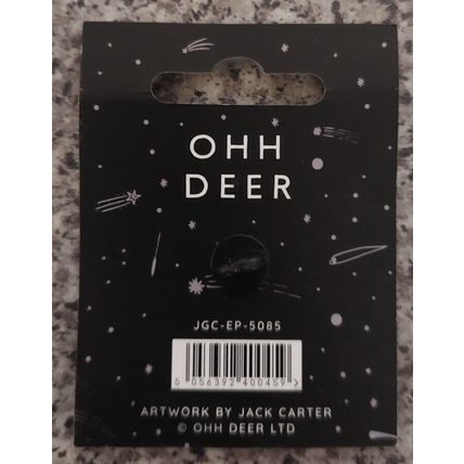 Ohh Deer - Cosmic Explorer Spaceman Enamel Pin - Jack Carter approx 3 x 2.5cm