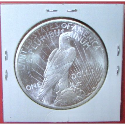 1926-D Peace Dollar. This Coin is a replica and contains NO precious metal.