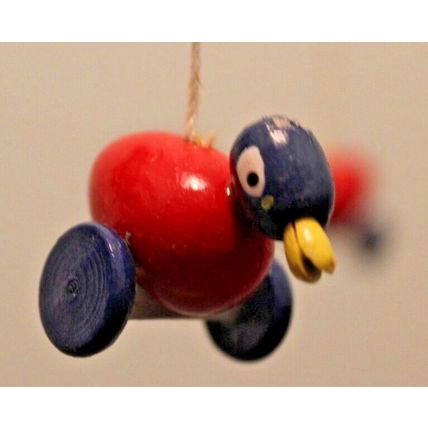 Vintage Wooden Duck Mobile