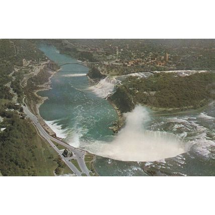 Niagara Falls Ontario Canada Postcard used creased