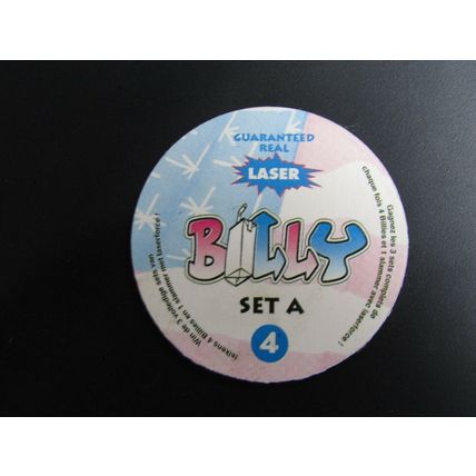 BILLY Laser Pogs Milkcaps Sets A,B,C Guareanteed Real Laser Choice of 12