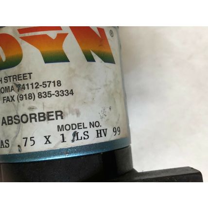 EFDYN SAS. 75X1 LS HV 99,15581 SHOCK ABSORBER 3/4" BORE 1" STROKE LUG MOUNT,CF