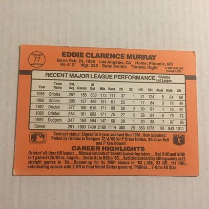 Various MLB Los Angeles Dodgers Trading Cards