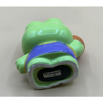 A Adorable Small Vintage Sanrio Keroppi Basketball Coin Bank Piggy Bank