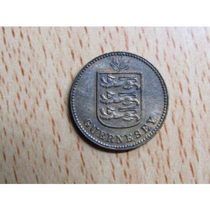 Guernsey 1933 1 Double Coin