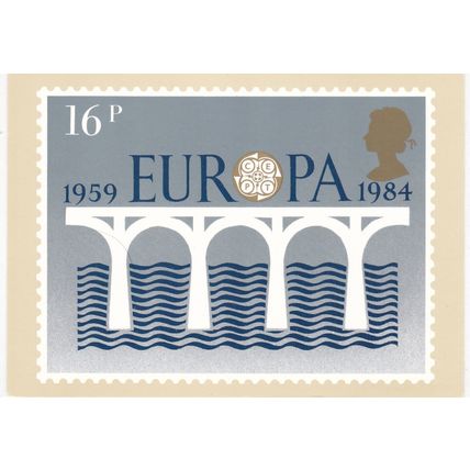 GB 1984 Europa PHQ Card 75a unused VGC