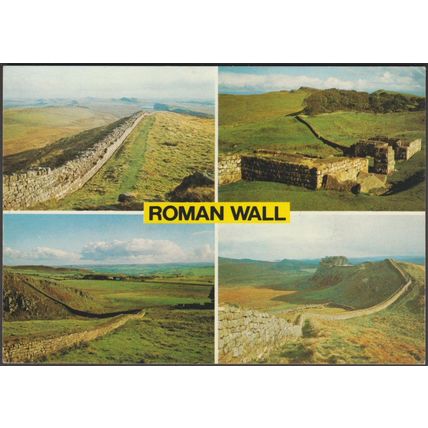 Roman Wall, Northumberland, c.1970 - J Arthur Dixon Postcard
