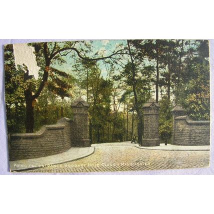 vintage postcard Principal Entrance Boggart Hole