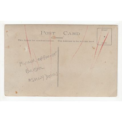 Dumb Bell Drill Muller Orphanage Ashley Down Bristol RP Creased Postcard