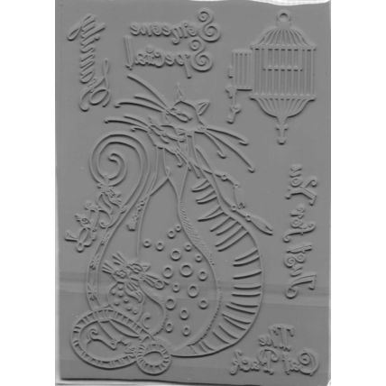 Crafter's Companion. Catitudes. Happy Family Stamp Set. Stamping Cardmaking