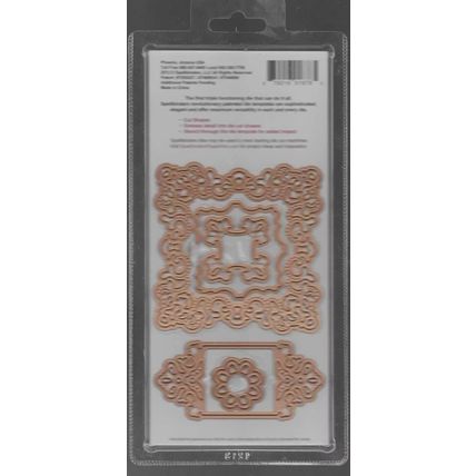 Spellbinders. Ornate Squares Die Set. Die Cutting Cardmaking Scrapbooking Crafts