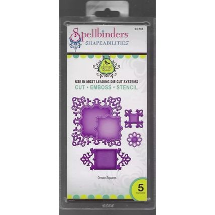 Spellbinders. Ornate Squares Die Set. Die Cutting Cardmaking Scrapbooking Crafts