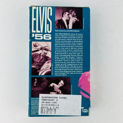 Elvis Presley - '56 Year That Made The Difference VHS Video Tape 1987
