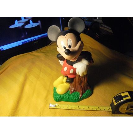 30 year old MICKEY MOUSE Vinyl Bank!! Justoys, 1994! $18.00 Shipped! This Vinyl