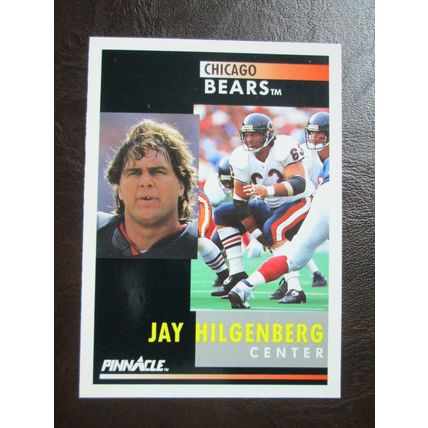 Two (2) Jay Hilgenberg Football Cards - See Pictures and Description Below