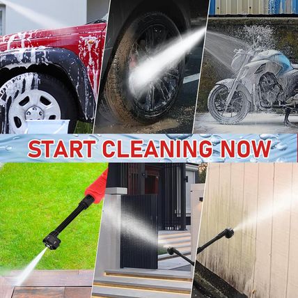 Cordless Pressure Washer for Milwaukee 18V Battery, 700PSI 1.2 GPM Portable Powe