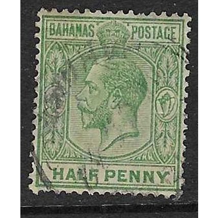 BAHAMAS 1921-37 GV 1/2d USED SG115 #2