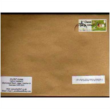 2012 1ST 'POST & GO (BOGNOR)' (FONT ERRORS) ON COVER (EBID9107)