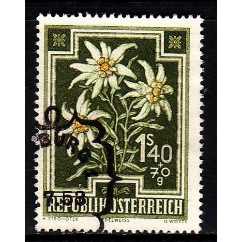 ÖSTERREICH AUSTRIA [1948] MiNr 0877 ( O/used ) Blumen