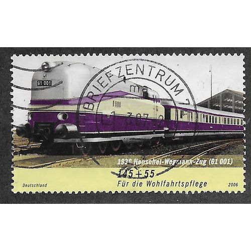GER 2006 €1.45 + 55 ' TRAINS' FINE USED (EBID54-184)