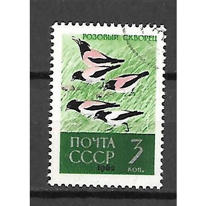 USSR 1962 Birds - 3K Sturnus Roseus VF USED