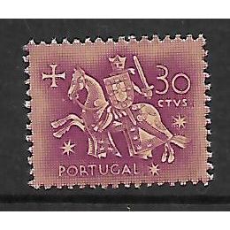 PORTUGAL 1953 30c PURPLE ON BUFF SG 1081A M / MINT#