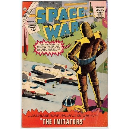 SPACE WAR # 19 ROBOT cover (1962)