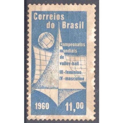 Brazil 1960 - SG1040 - 11c blue - World Volleyball Championships - used