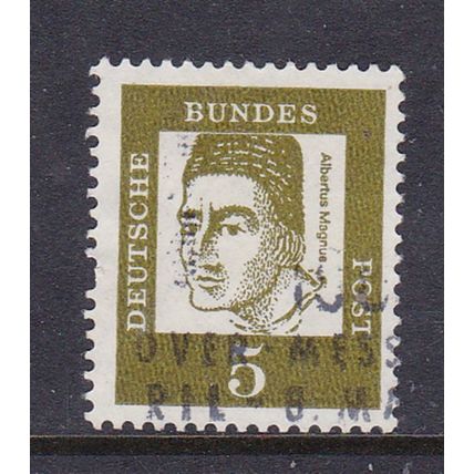GERMANY 1961 FAMOUS GERMANS 5pf VALUE USED SG1261 #2