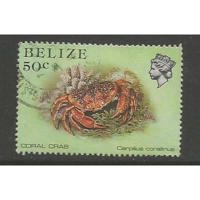 Belize 1984 Marine Life 50c Crab, used. SG775