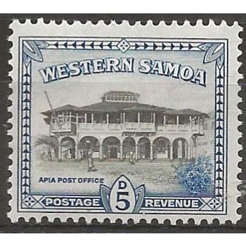Western Samoa 1944 SG205 5d Sepia & Ultramarine Mounted Mint ..