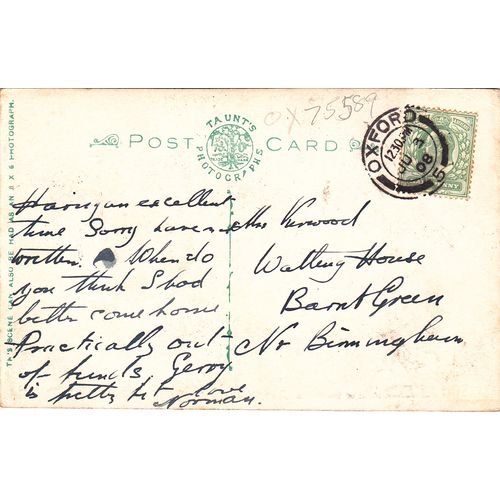 The Eights Oxford No12 a Last Night of the Races Oxfordshire Postcard (OX 75589)