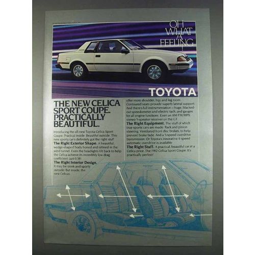 1982 Toyota Celica Sport Coupe Ad - Beautiful